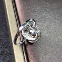 Load image into Gallery viewer, GRC Certified 3.598ctw Natural Emerald & Diamond Ring 18K White Gold