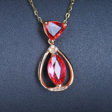 Load image into Gallery viewer, 2.31ctw Certified Pink Tourmaline & Diamond Pendant 18K Yellow Gold
