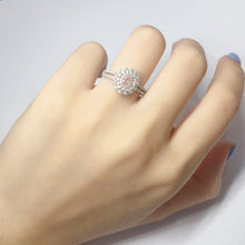 Load image into Gallery viewer, 0.579ctw Certified Pink Diamond Ring 18K White Gold