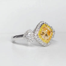 Load image into Gallery viewer, 1.298ctw Certified Natural Diamond Ring 18K White Gold