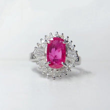 Load image into Gallery viewer, 2.33ctw Certified Ruby & Diamond Ring PT900