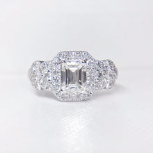 Load image into Gallery viewer, GIA Certified 1.61ctw Diamond Ring 18K White Gold