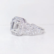 Load image into Gallery viewer, GIA Certified 1.61ctw Diamond Ring 18K White Gold