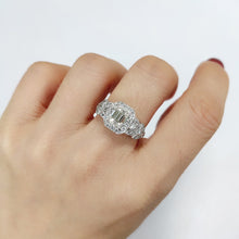 Load image into Gallery viewer, GIA Certified 1.61ctw Diamond Ring 18K White Gold