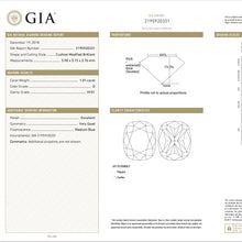 Load image into Gallery viewer, GIA Certified 1.440ctw D VVS1 Diamond Ring in 18K White Gold