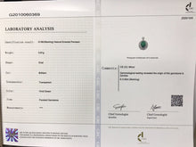 Load image into Gallery viewer, GRC Certified 3.00ct Natural Emerald & Diamond Pendant