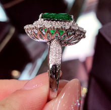 Load image into Gallery viewer, GUILD Certified 9.80ctw Natural Emerald Ring & Pendant in One Style