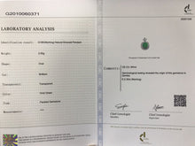 Load image into Gallery viewer, GRC Certified 2.30ct Natural Emerald Pendant