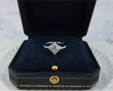 Load image into Gallery viewer, 1.17ctw D VVS2 Rectangle Diamond Ring