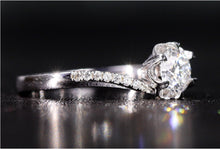 Load image into Gallery viewer, 0.50ct I-J SI1 Round Diamond Ring