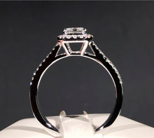 Load image into Gallery viewer, 1.35ctw E VS1 Emerald Diamond Ring