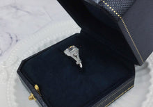 Load image into Gallery viewer, 0.70ct F VS1 Emerald Diamond Ring