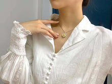 Load image into Gallery viewer, GIA Certified 4.93ctw Cushion Natural Fancy Yellow Diamond Ring & Pendant in One Style