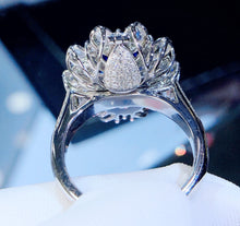 Load image into Gallery viewer, GUILD Certified 6.52ct Natural Cornflower Blue Unheated Sapphire Ring & Pendant in One Style