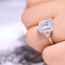 Load image into Gallery viewer, GIA Certified 2.02ct D VS2 Natural Emerald Cut Diamond Ring in 18K Gold