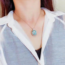 Load image into Gallery viewer, GUILD Certified 17.95ct Natural Neon Blue Paraiba Tourmaline Ring & Pendant in One Style