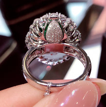 Load image into Gallery viewer, GUILD Certified 9.80ctw Natural Emerald Ring & Pendant in One Style