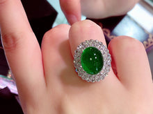 Load image into Gallery viewer, GUILD Certified 11.36ctw Natural Emerald Ring & Pendant in One Style