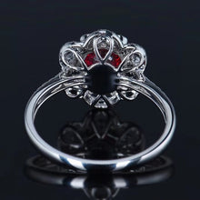 Load image into Gallery viewer, 1.50ctw Certified Ruby & Diamond Ring 18K White Gold