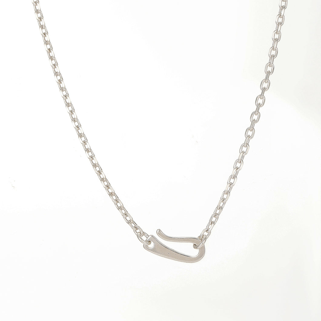 Minimalist Silver Chain Necklace