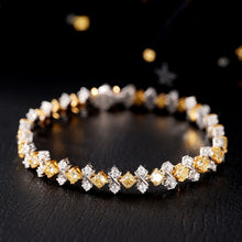 Load image into Gallery viewer, 5.982ctw Natural Yellow Diamond Bracelet in 18K Gold
