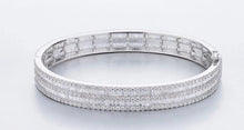 Load image into Gallery viewer, 8.11ctw Natural Diamond Bangle in 18K Gold
