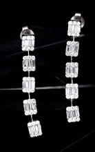 Load image into Gallery viewer, Certified 0.88ctw Natural Diamond Earrings 18K Gold
