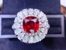 Load image into Gallery viewer, GRS Certified 4.706ctw Mozambique Natural Unheated Ruby Ring &amp; Pendant in One Style
