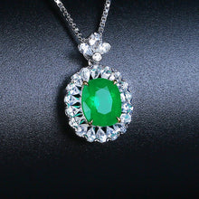 Load image into Gallery viewer, GRC Certified 2.30ct Natural Emerald Pendant
