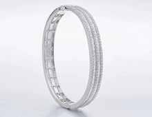 Load image into Gallery viewer, 8.11ctw Natural Diamond Bangle in 18K Gold

