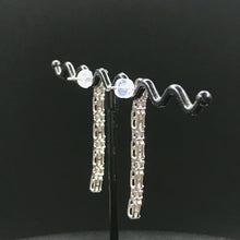 Load image into Gallery viewer, GRC Certified 1.60ctw Natural Diamond Earrings 18K White Gold
