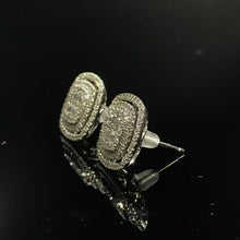 Load image into Gallery viewer, GRC Certified 1.42ctw Natural Diamond Earrings 18K White Gold
