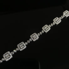 Load image into Gallery viewer, GRC Certified 2.33ctw Natural Diamond Bracelet 18K White Gold
