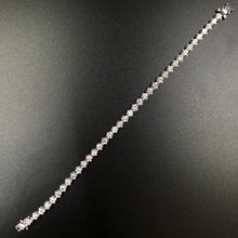 Load image into Gallery viewer, GRC Certified 4.00ctw Natural Diamond Bracelet 18K White Gold
