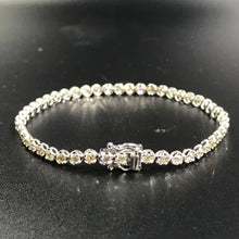 Load image into Gallery viewer, GRC Certified 3.00ctw Natural Diamond Bracelet 18K White Gold
