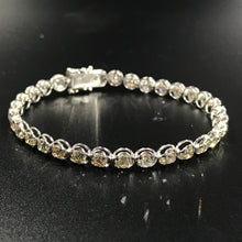 Load image into Gallery viewer, GRC Certified 6.00ctw Natural Diamond Bracelet 18K White Gold
