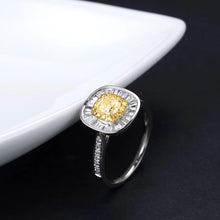 Load image into Gallery viewer, GRC Certified 1.242ctw Natural Yellow Diamond Ring
