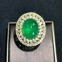 Load image into Gallery viewer, GRC Certified 14.14ctw Natural Emerald Ring &amp; Pendant in One Style
