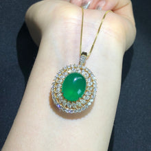Load image into Gallery viewer, GRC Certified 14.14ctw Natural Emerald Ring &amp; Pendant in One Style

