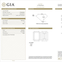Load image into Gallery viewer, GIA Certified 1.61ctw Diamond Ring 18K White Gold
