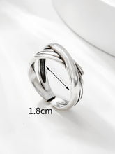 Load image into Gallery viewer, Layered Silver Cuff Ring
