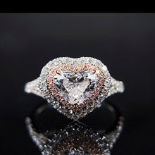 Load image into Gallery viewer, 1.49ctw D VVS2 Heart Diamond Ring
