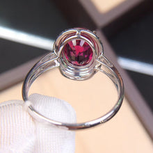 Load image into Gallery viewer, 4.54ctw Certified Natural Tourmaline &amp; Diamond Ring 18K White Gold
