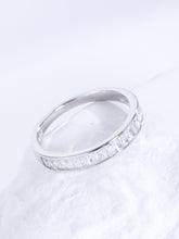 Load image into Gallery viewer, Cubic Zirconia Decor Silver Ring
