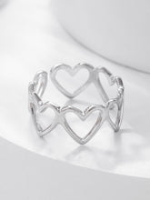 Load image into Gallery viewer, Heart Design Silver Ring
