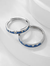 Load image into Gallery viewer, 2pcs Couple Textured Silver Ring
