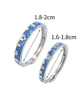 Load image into Gallery viewer, 2pcs Couple Textured Silver Ring
