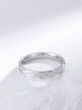 Load image into Gallery viewer, Plaid Pattern Silver Ring

