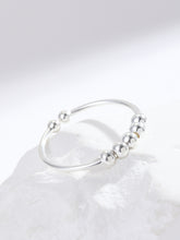 Load image into Gallery viewer, Bead Decor Silver Ring

