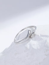 Load image into Gallery viewer, Minimalist Silver Cuff Ring

